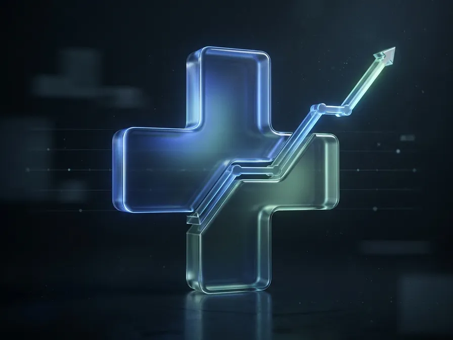 3D abstract representation of digital health